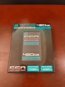 Disque SSD SATA 480 Go 2,5" professionnel intérieur neuf - Photo 1/2