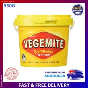 Vegemite 950g Tub Jar, Vegan, Kosher, Halal, Vitamin B, Aussie Breakfast Spread - Picture 1 of 4