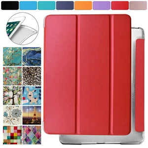 iPad 10.2" 9th 8th 7th Gen 10.9 Pro 9.7 11 10.5 Panal Cubierta Transparente Roja - Imagen 1 de 164