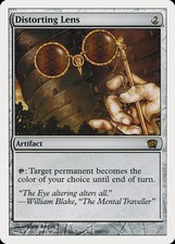 Distorting Lens 8th Edition NM Artifact Rare MAGIC THE GATHERING CARD ABUGames