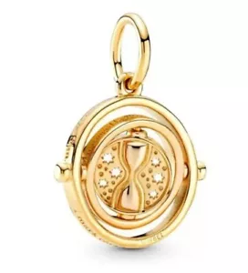 Authentic Pandora Harry Potter Spinning Time Turner Pendant Charm - Picture 1 of 1