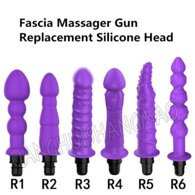 Fascia Gun Massage Head Body Relaxation Fascia Massager Gun Replacement Head - image 1 of 4