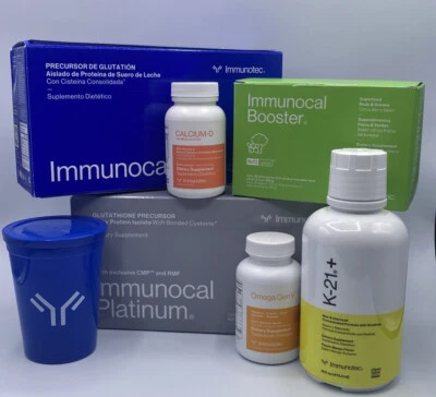 IMUNOCAL,IMunocal Platinum,OMEGA,Booster K21) Cálcio e Copo Grátis - Imagem 1 de 3