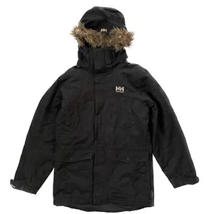 Vintage Y2K Helly Hansen Helly Tech Warmcore Parka Fur Hooded Jacket Size M - Picture 1 of 11