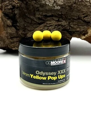 CCMoore Odyssey XXX 14mm Yellow Pop Ups Boilies Angelfutter Futter Karpfenangeln - Bild 1 von 2