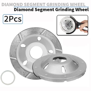 Rueda de taza de molienda de segmento de diamante de 80 mm 2 piezas para disco de corte hormigón granito piedra - Imagen 1 de 8