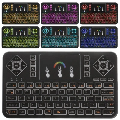 Q9 2.4GHz Fly Air Mouse Wireless Keyboard Remote For PC Android TV BOX BACKLIGHT - Image 1 of 4