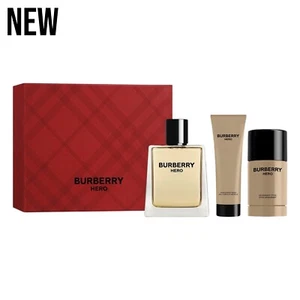Burberry Hero Men’s Eau de Toilette 3PC Gift Set NEW* - Picture 1 of 7