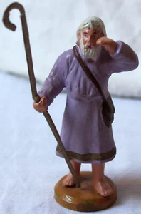 Altes Erzgebirge Massefigur Schäfer von ca. 1920-30 - Bild 1 von 3