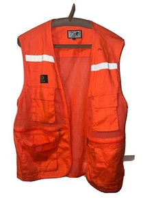Mens Multi Pocket Reflective Utility Cargo Vest Fishing Hunting Hiking Waistcoat - Picture 1 of 5