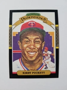 Tarjeta de béisbol Kirby Puckett 1987 Leaf #19 Minnesota Twins DK - Imagen 1 de 2