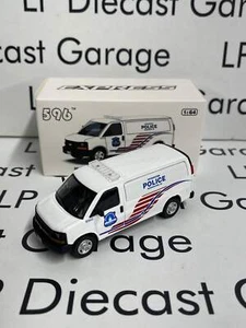 596 Model Chevrolet Express Van Metropolitan Police 1:64 Diecast - Picture 1 of 3
