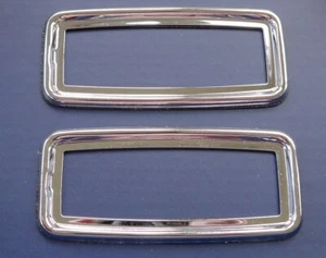 Chrom Seitenblinker Rahmen für Mercedes W124 W140 Edelstahl - Picture 1 of 1