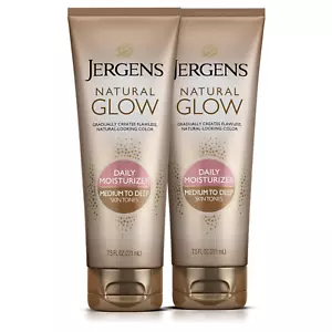 Natural Glow Self Tanner Body Lotion, Daily Sunless Tanning, Medium to Deep S... - Picture 1 of 1