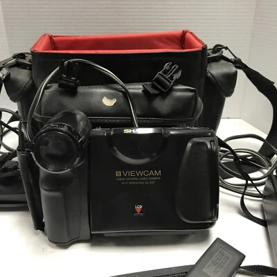Sharp Viewcam VL-E37U  Video 8 Camcorder w AC/Charger, AV Pack - Untested As Is - Image 1 of 4