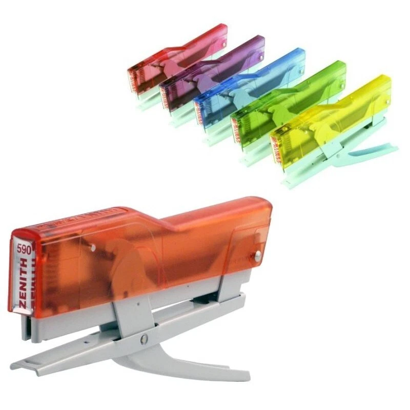 Cucitrice Spillatrice a Pinza in Metallo Zenith 590 Mix 4 Colori + Punti Omaggio - Immagine 1 di 1