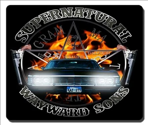 SUPERNATURAL tee Winchester Wayward s mousepad lock edge macbook asus acer hp PC - Picture 1 of 3