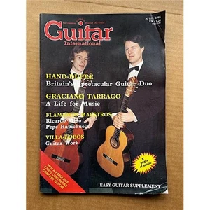 VARIOUS CLASSICAL 1988 GUITAR INTERNATIONAL MAGAZINE APRIL 1988 - Hand-dupre/ter - Picture 1 of 1