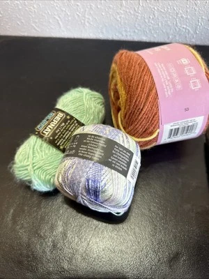 Hilo Schulana&Co. Mezcla de hilos de novedad Macaibo +2 otros como solo un bono Foto 1 de 2