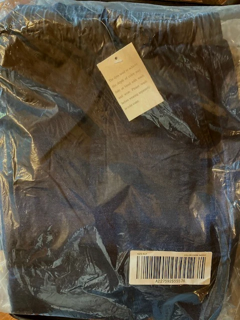 DENIM & CO. "HOW COMFY" PULL ON SIDE POCKET PANTS INDIGO SIZE  PXL NEW IN BAG - Image 1 of 1