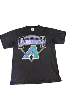 T-shirt vintage 95 Arizona Diamondbacks MLB logo 7 taglia L - Foto 1 di 4