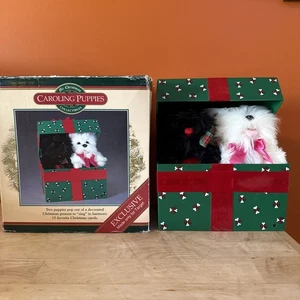 Mr Christmas Canto Cuccioli Vacanze Suona 15 Canti In Music Box - Leggi - Foto 1 di 7