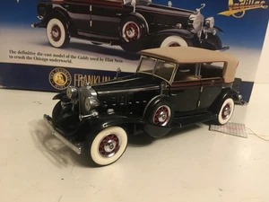 Franklin Mint Cadillac V-16 Roadster Phaeton 1/24 Scale Diecast With Box - Picture 1 of 8