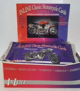 Inline Classic Motorcycle Cards, Series1, Opened Box, 22 pack set, 8 cards/set - Picture 1 of 5