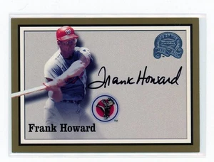 Fleer Greats of the Game 2000 Frank Howard autógrafos Washington Senators - Imagen 1 de 2