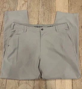 ADIDAS Golf Pants Men’s 38x30 Light Gray Performance Stretch - Picture 1 of 15