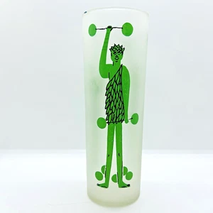 Vintage Libbey Green Giant Tall Collins Glass 7" - One Glass - Picture 1 of 7