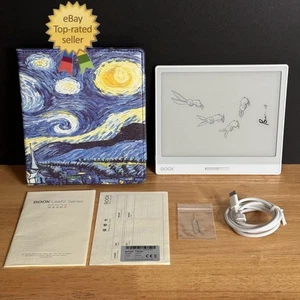 ⚡️ONYX Boox Leaf 2 White 7" E-Book Reader Tablet 32GB WiFi - BUNDLE ⚠️ MINT - Picture 1 of 12
