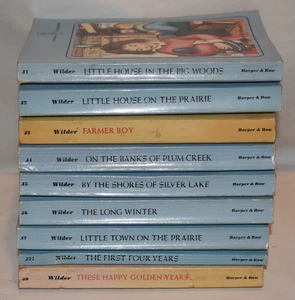Little House on the Prairie Complete Box Set 9 Books Laura Ingalls Wilder 1971 - Picture 1 of 23