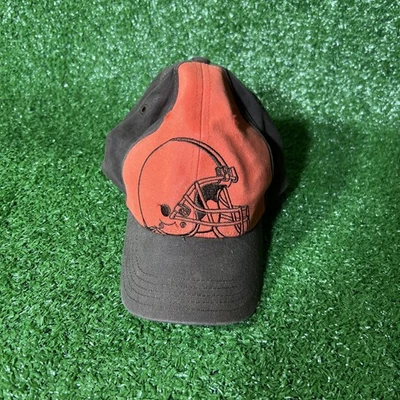 Cleveland Browns Hat Cap Strap Back Kids Brown Orange NFL Football Youth - Image 1 of 4
