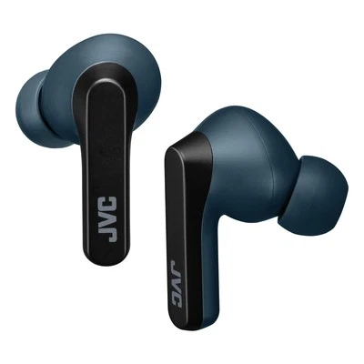 JVC® RIPTIDZ Bluetooth Earbuds, True Wireless with Charging Case (Navy) - Image 1 of 4