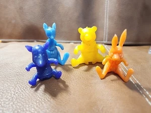 1960s Winnie the Pooh Bowl Hangers Spoon Sitters Nabisco Cereal Premium lot 0f 4 - Picture 1 of 1