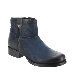 Botín Miz Mooz Norbert para mujer EU 38 US 7,5 cuero azul nuevo sin caja - Imagen 1 de 13