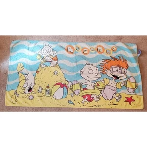 1999 Nickelodeon Viacom 54"x28" Rugrats Beach Towel Y2K - Picture 1 of 7