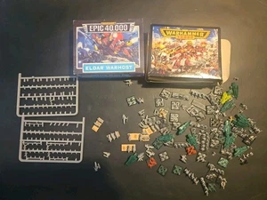 Warhammer 40k Epic Eldar Battle Host  Lot Bundle Epic 40K With Box - Picture 1 of 18