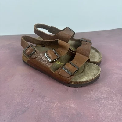 Papillio Birkenstock Milano Sandals Womens EU 37 US 6 Brown Leather - Image 1 of 4