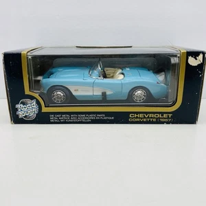 Road Tough 1957 Chevrolet Corvette Convertible Die Cast Metal 1:18 92018 - Picture 1 of 6