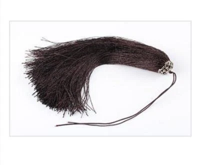V11 (1,10 pcs) 17cm Long tassel Metal Cap(use for earring bookmark runner dress) - Image 1 of 4