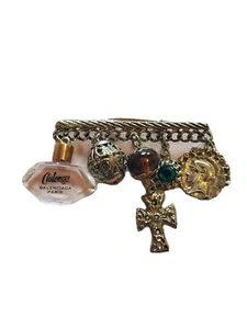 Balenciaga Cialenga Vintage Años 80 Años 90 Broche Pin Dijes Colgantes Pista Rara - Imagen 1 de 5