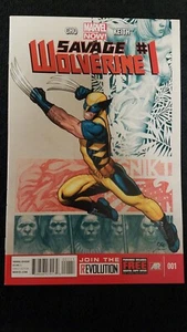 2013 MARVEL COMICS SAVAGE WOLVERINE #1 VF/NM X-MEN LOGAN MCU Visit My eBay Store - Picture 1 of 3