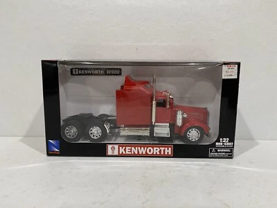 Kenworth W900 Truck Tractor Red 1/32 Diecast Model by New Ray RARE  - Image 1 of 4