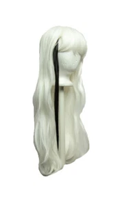 20'' Long Straight Natural Black Clip on Cosplay Wig Hair Extension Accessory - Picture 1 of 3