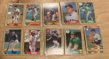 1987 1988 1989 1990 1991 92 Topps Baseball Star Cards Complete Your Set U Pick 1