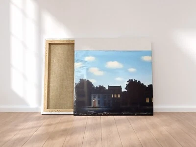 RENE MAGRITTE THE EMPIRE OF LIGHT SURREALISM ART GICLEE PRINT FINE CANVAS - Image 1 of 2