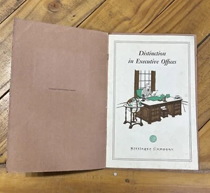 Folleto de oficina ejecutiva de Kittinger Company 1928 muebles de la Casa Blanca - Imagen 1 de 10