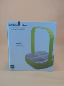 NIB Zak Designs - Condiment Caddy w Lid & Handle Square “4-Section” Red NEW - Picture 1 of 4
